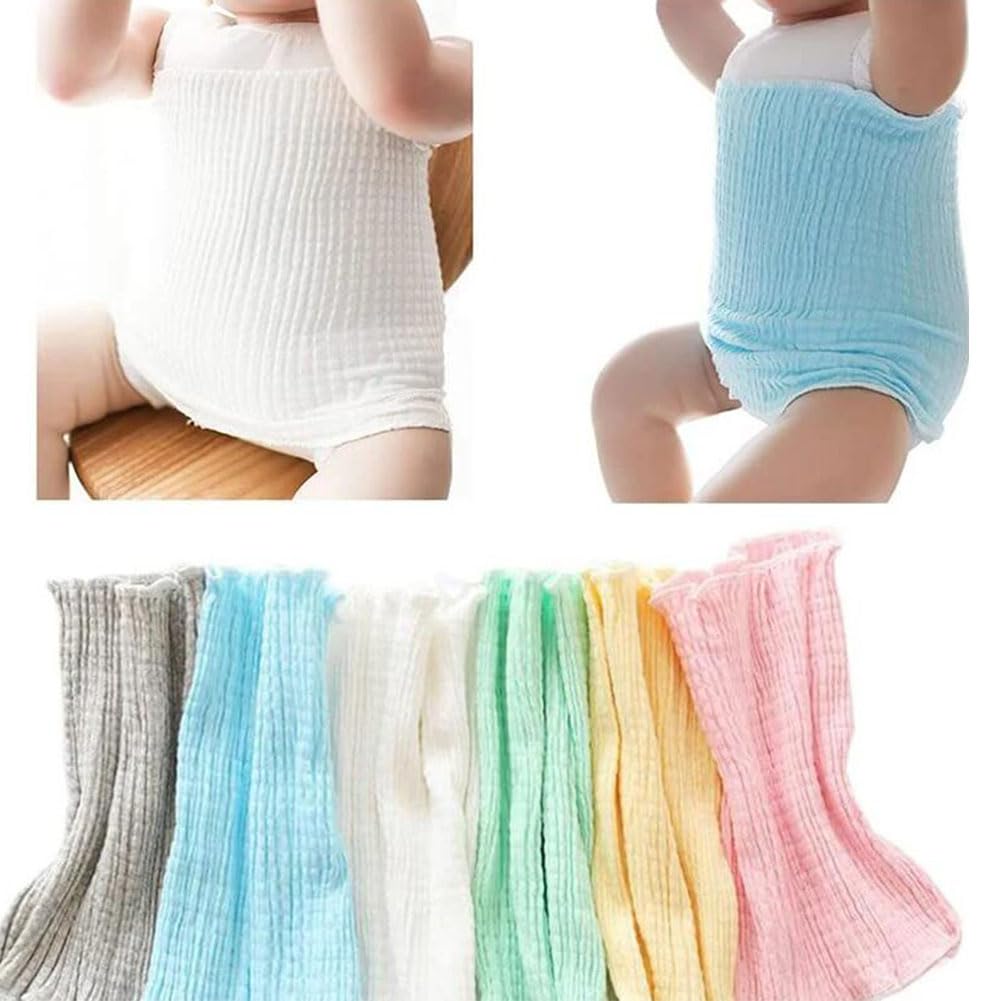 251230195222994_1 6Pack Baby Organic Cotton Baby Belly Button Band Newborn Belly Wraps Umbilical Hernias Truss Belt Infant - Image 1
